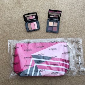 NWT Lancôme Makeup- eyeshadow, face palette, bag